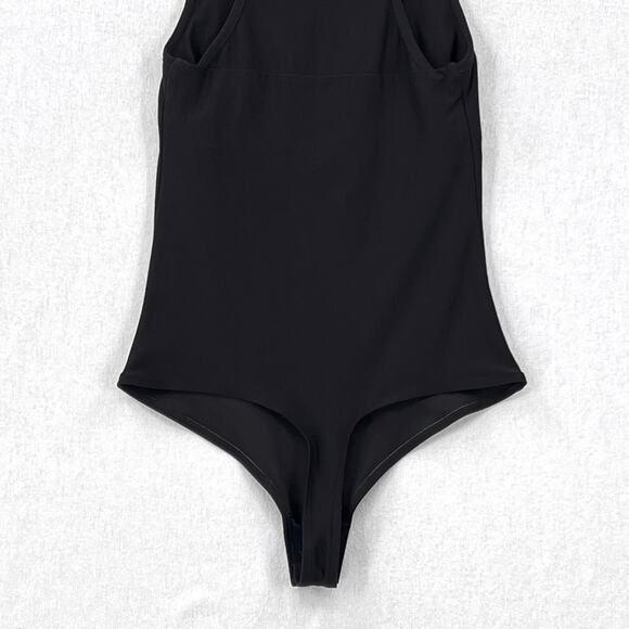 ALIX NYC Scoop Neck Tank Bodysuit XS Black Sleeveless Stretch Layering Capsule - Picture 6 of 16